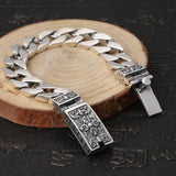 925 Silver Cuban Link Bracelets for Men 18/20/22CM Chain