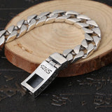 925 Silver Cuban Link Bracelets for Men 18/20/22CM Chain