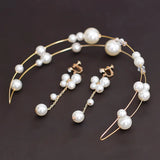 Beaded Hairband Women Bridal Pearl Headband Wedding Accessories