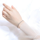 Sterling Silver Zircon Bracelet for Women