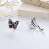 Moissanite Silver Earrings 925 Original Jewelry for Women