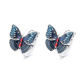 Moissanite Silver Earrings 925 Original Jewelry for Women