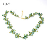 Blueberry Cranberry Stone Lapis Lazuli Necklace Jewelry for Women