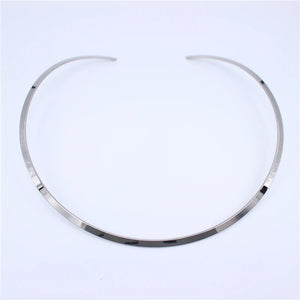 316L Stainless Steel Women Necklace 4mm-6mm Width LH653