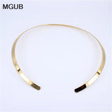 316L Stainless Steel Women Necklace 4mm-6mm Width LH653