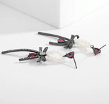 Fairy Love Pearl Drop Earrings, High-End Women Ear Jewelry