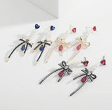Fairy Love Pearl Drop Earrings, High-End Women Ear Jewelry
