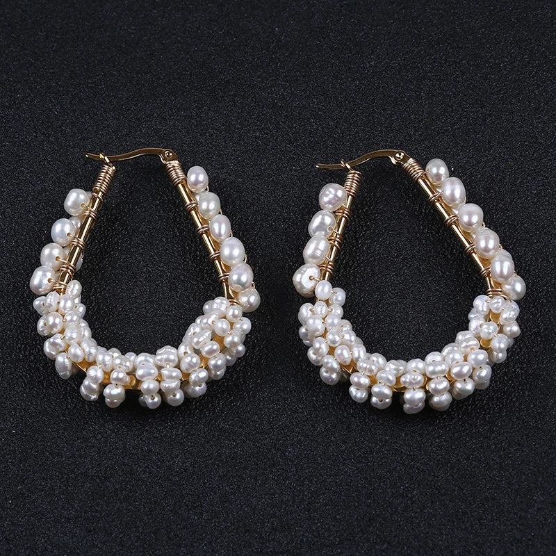 Elegant Pearl Earrings for Party Girls