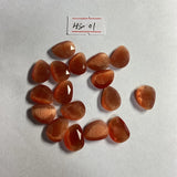 11*13mm 10pcs Pink Cat eye Double Checker Cut Loose Gemstone