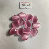 11*13mm 10pcs Pink Cat eye Double Checker Cut Loose Gemstone