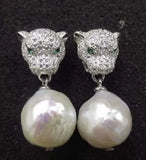 Natural South Sea Pearl Earrings 12-13mm