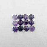12pc Natural Amethyst Lapis Lazuli Stone Bead for Jewelry Making