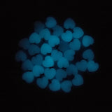 12pcs Luminous Heart Moon Pendulum Stone Pendants for Jewelry Making