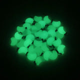12pcs Luminous Heart Moon Pendulum Stone Pendants for Jewelry Making