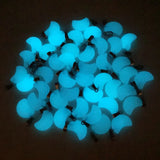 12pcs Luminous Heart Moon Pendulum Stone Pendants for Jewelry Making