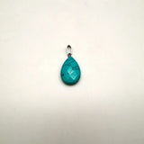 16x23MM Natural Stone Water Drop Pendants Necklace 12pcs