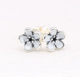 925 Silver Daisy 3D Flower Stud Earring