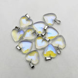 20mm ShimmerStone heart pendants Necklace for jewelry making charms