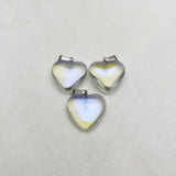 20mm ShimmerStone heart pendants Necklace for jewelry making charms