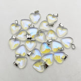 20mm ShimmerStone heart pendants Necklace for jewelry making charms