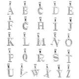 26 Letters Sterling Silver Pendants S925 Silver Necklace A-Z Jewelry