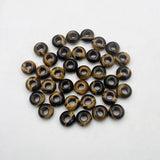 36Pc Tiger Eye Round Beads 14x8mm for Jewelry Making