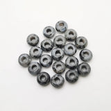 36Pcs Natural Stone Round ShimmerStone 14x8mm Beads for Jewelry Making