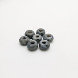 36Pcs Natural Stone Round ShimmerStone 14x8mm Beads for Jewelry Making