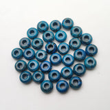 50Pcs Natural Round Agate Beads 14x8mm for Jewelry Making