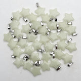 50pc Luminous stars stone Pendant necklace for Jewelry making