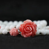 Multilayer Bracelet with 6mm Shell Round Beads Women Jewelry