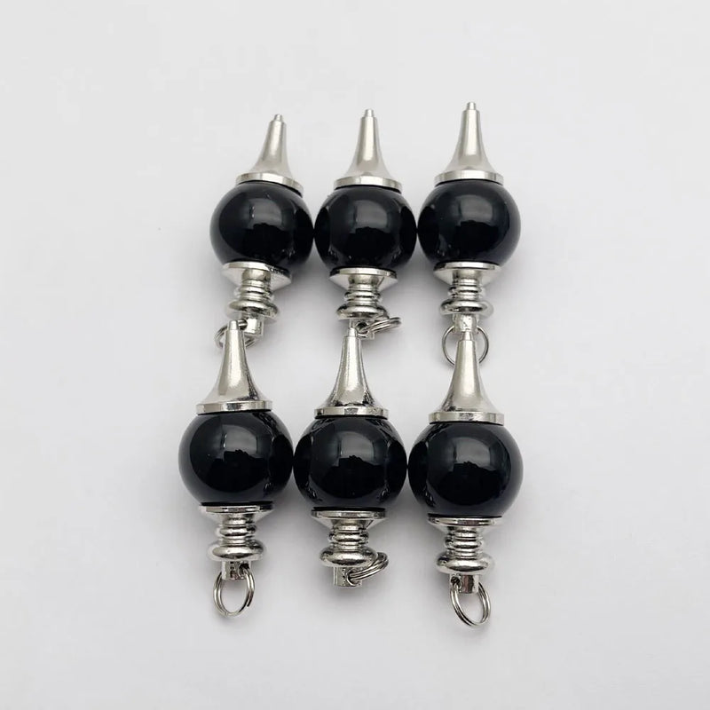 Balance Reiki Natural Agates Dowsing Pendulum Pendant for Divination