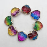 Heart Stone Pendant Necklace for Jewelry Making