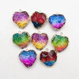 Heart Stone Pendant Necklace for Jewelry Making