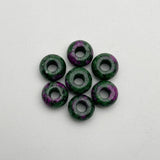 Epidote Round Stone Beads 14x8mm for Jewelry Making
