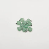 15MM Aventurine Gem Stone Heart Pendants for Jewelry Making
