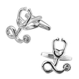 Men's Doctor Stethoscope Cufflinks 5 Pairs
