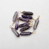 Amethysts Pendulum Necklace Pendant for Jewelry Making