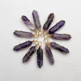 Amethysts Pendulum Necklace Pendant for Jewelry Making