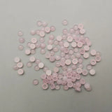 Rose Quartz 3MM Natural Stone Round Charm Beads 50Pcs/lot