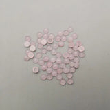 Rose Quartz 3MM Natural Stone Round Charm Beads 50Pcs/lot