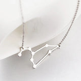 S925 Sterling Silver Virgo Necklace