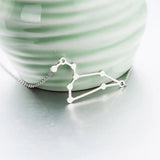 S925 Sterling Silver Virgo Necklace