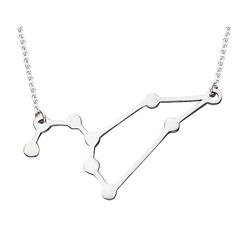 S925 Sterling Silver Virgo Necklace