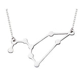 S925 Sterling Silver Virgo Necklace