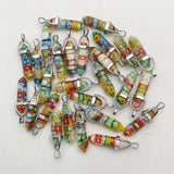 Stone Crystal Pillar Pendant Necklaces for Jewelry Making Charm Point