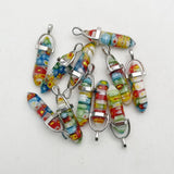 Stone Crystal Pillar Pendant Necklaces for Jewelry Making Charm Point