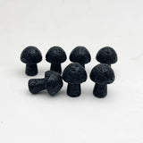 Volcanic Rock Mushroom Pendant for Jewelry Making Necklace 24PC