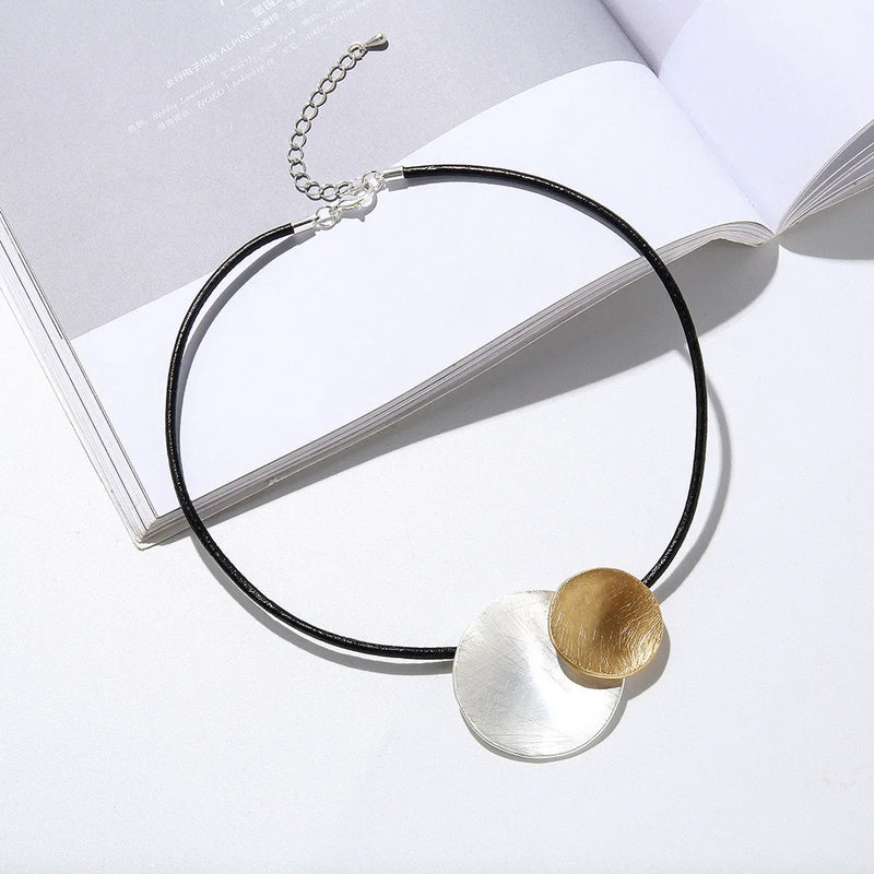 Metal Round Non-fading Party Necklace Choker