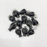 Stone Angel Wing Pendant for Jewelry Making, 12pc